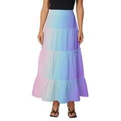 Tiered Ruffle Maxi Skirt 