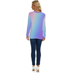 Long Sleeve Crew Neck Pullover Top 