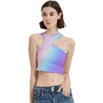 Pastel Rainbow, Color Cut Out Top