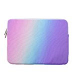 Pastel Rainbow, Color 13  Vertical Laptop Sleeve Case With Pocket