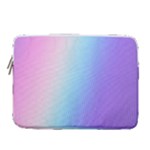 Pastel Rainbow, Color 14  Vertical Laptop Sleeve Case With Pocket