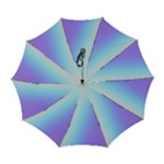 Pastel Rainbow, Color Automatic Folding Umbrella with Case (Large)