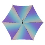 Pastel Rainbow, Color Automatic Folding Umbrella with Case (Small)