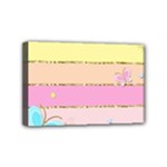 Pastel, Butterfly, Spring, Stripes, Mini Canvas 6  x 4  (Stretched)