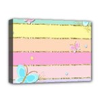 Pastel, Butterfly, Spring, Stripes, Deluxe Canvas 16  x 12  (Stretched) 