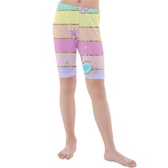 Kids  Mid Length Swim Shorts 