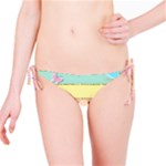 Pastel, Butterfly, Spring, Stripes, Bikini Bottoms