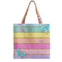 Zipper Grocery Tote Bag 