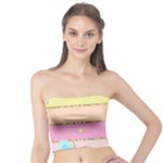 Pastel, Butterfly, Spring, Stripes, Tube Top