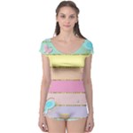 Pastel, Butterfly, Spring, Stripes, Boyleg Leotard 