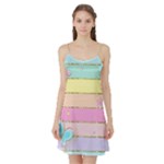 Pastel, Butterfly, Spring, Stripes, Satin Night Slip