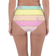 Reversible High-Waist Bikini Bottoms 