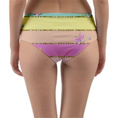 Reversible Mid-Waist Bikini Bottoms 