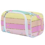 Pastel, Butterfly, Spring, Stripes, Toiletries Pouch