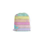 Pastel, Butterfly, Spring, Stripes, Drawstring Pouch (XS)