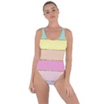 Pastel, Butterfly, Spring, Stripes, Bring Sexy Back Swimsuit