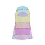 Pastel, Butterfly, Spring, Stripes, Adjustable Balaclava Face Mask