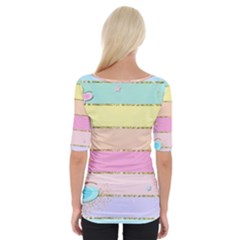 Wide Neckline T-Shirt 