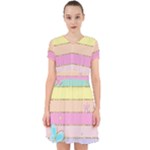 Pastel, Butterfly, Spring, Stripes, Adorable in Chiffon Dress