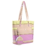 Pastel, Butterfly, Spring, Stripes, Everyday Shoulder Bag with Pouch Bag