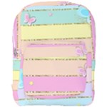 Pastel, Butterfly, Spring, Stripes, Full Print Backpack