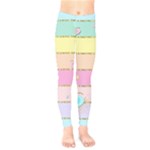 Pastel, Butterfly, Spring, Stripes, Kids  Leggings