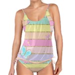 Pastel, Butterfly, Spring, Stripes, Tankini Set