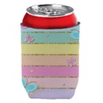 Pastel, Butterfly, Spring, Stripes, Can Holder