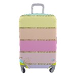 Pastel, Butterfly, Spring, Stripes, Luggage Cover (Small)