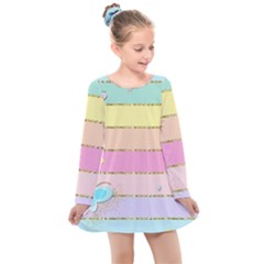 Kids  Long Sleeve Dress 