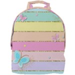 Pastel, Butterfly, Spring, Stripes, Mini Full Print Backpack