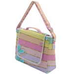 Pastel, Butterfly, Spring, Stripes, Box Up Messenger Bag