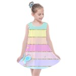 Pastel, Butterfly, Spring, Stripes, Kids  Summer Dress