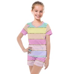 Kids  Mesh T-Shirt and Shorts Set 