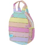 Pastel, Butterfly, Spring, Stripes, Travel Backpack