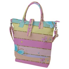 Buckle Top Tote Bag 