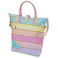 Buckle Top Tote Bag 