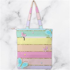 Double Zip Up Tote Bag 