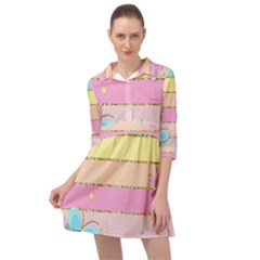 Mini Skater Shirt Dress 