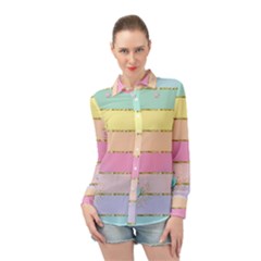 Long Sleeve Chiffon Shirt 