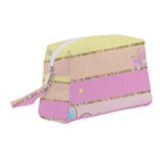 Pastel, Butterfly, Spring, Stripes, Wristlet Pouch Bag (Medium)