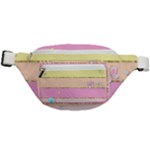 Pastel, Butterfly, Spring, Stripes, Fanny Pack