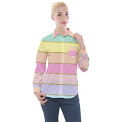 Women s Long Sleeve Pocket Shirt 