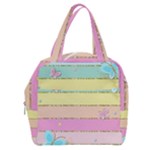 Pastel, Butterfly, Spring, Stripes, Boxy Hand Bag