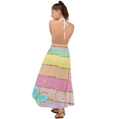 Backless Maxi Beach Dress 