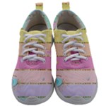 Pastel, Butterfly, Spring, Stripes, Mens Athletic Shoes