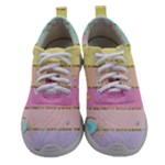 Pastel, Butterfly, Spring, Stripes, Women Athletic Shoes