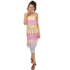 Waist Tie Cover Up Chiffon Dress 