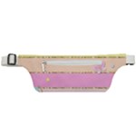 Pastel, Butterfly, Spring, Stripes, Active Waist Bag