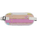 Pastel, Butterfly, Spring, Stripes, Rounded Waist Pouch